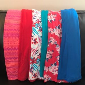 Lot of 6 Charlotte Russe skirts